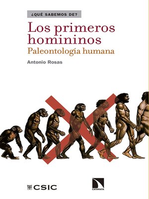 cover image of Los primeros homininos. Paleontología humana